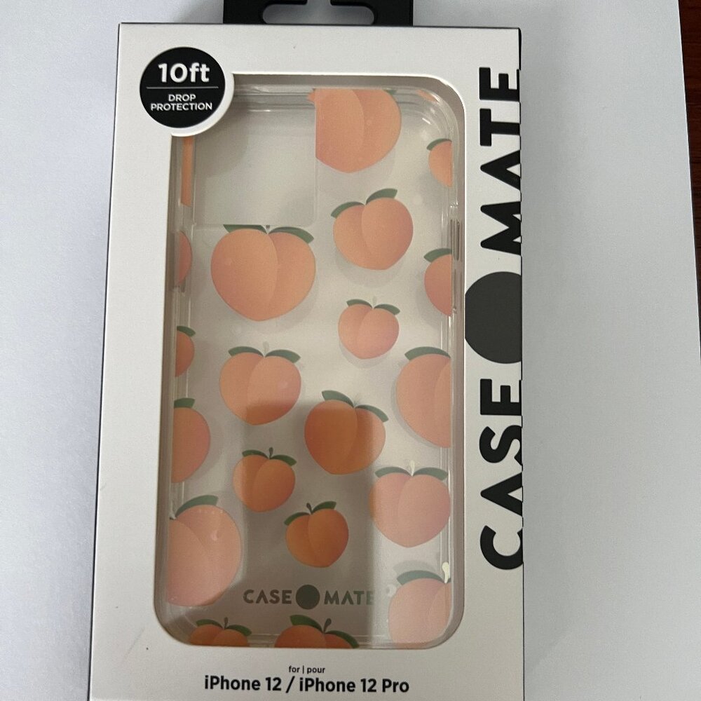 Case-Mate Prints Series Case for Apple iPhone 12/12 Pro - Peaches